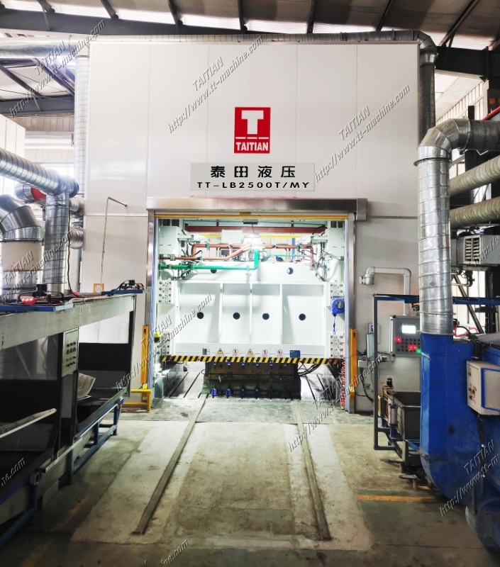 2500T SMC অটোমোবাইলের অভ্যন্তরীণ অংশগুলির জন্য হাইড্রোলিক প্রেস গঠন করে